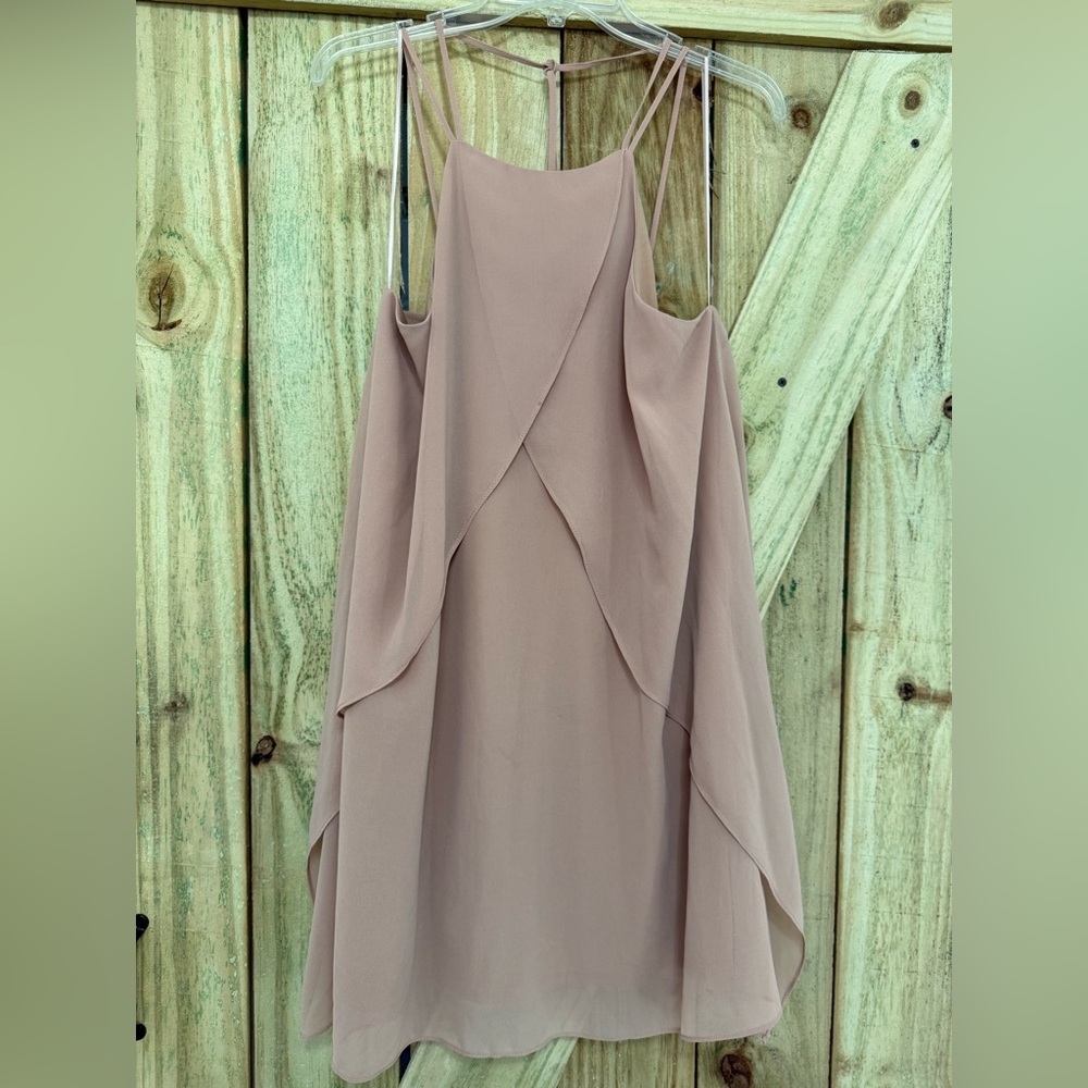 HYFVE Strapless Tan Layered Dress